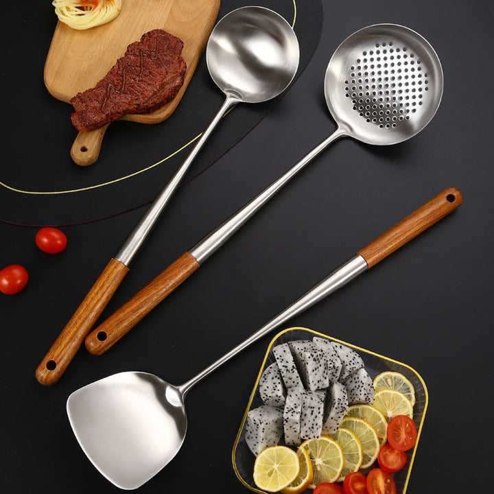 Elevate Your Cooking with Our Stainless Steel Kitchen Utensils Shovel Spoon Suit