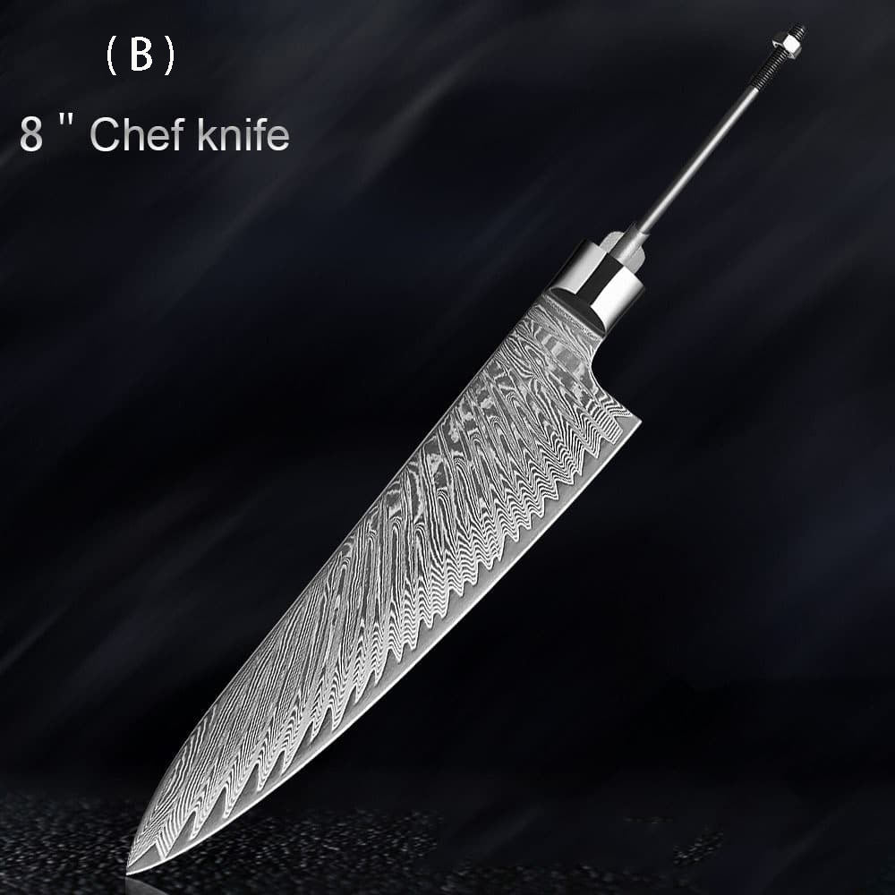 Damascus Embryo High Hardness Kitchen Knives