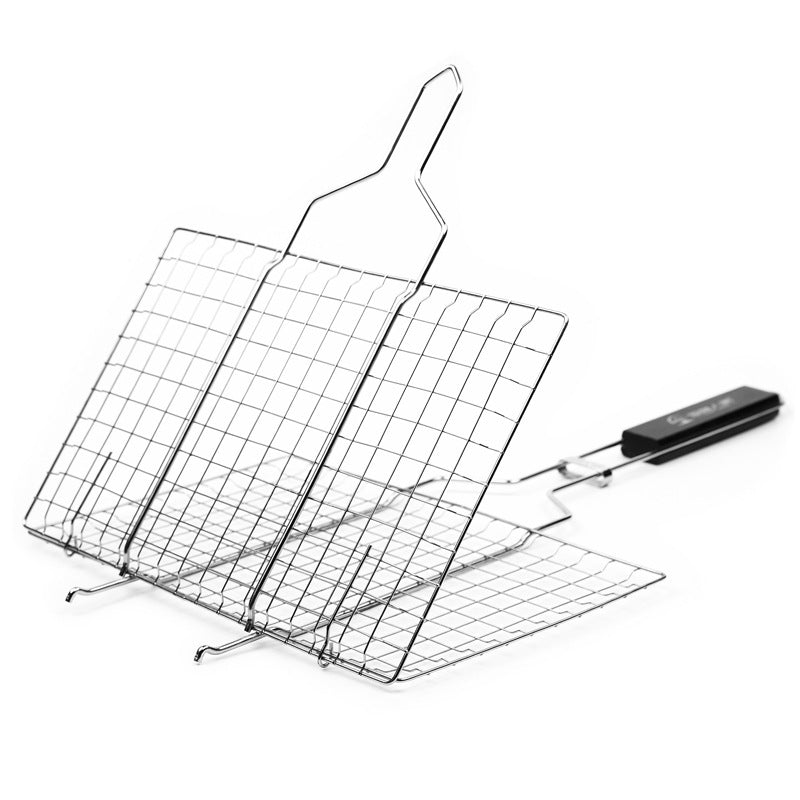 Outdoor BBQ Grill Clip Basket