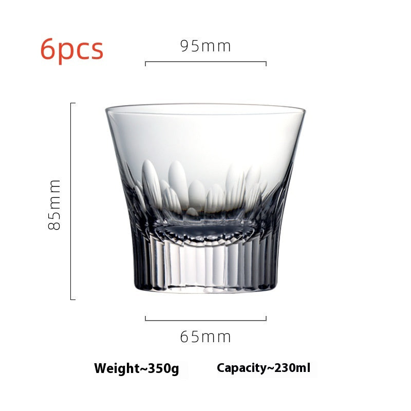Household Whiskey Crystal Glass