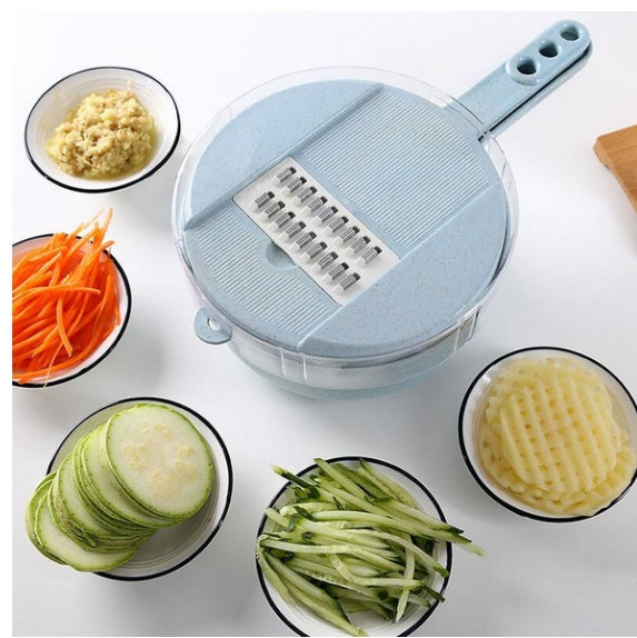 8 In 1 Vegetable Slicer Mandoline With Peeler And Grater
