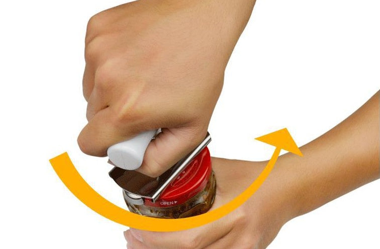 Stainless Steel Adjustable Manual Screw Cap Bottle Opener
