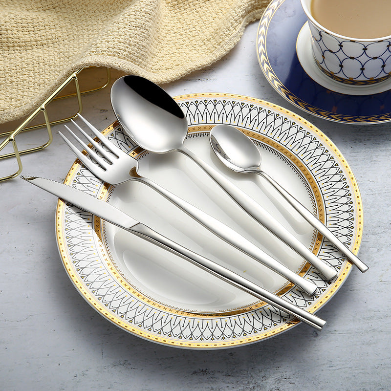Stainless steel western cutlery food set