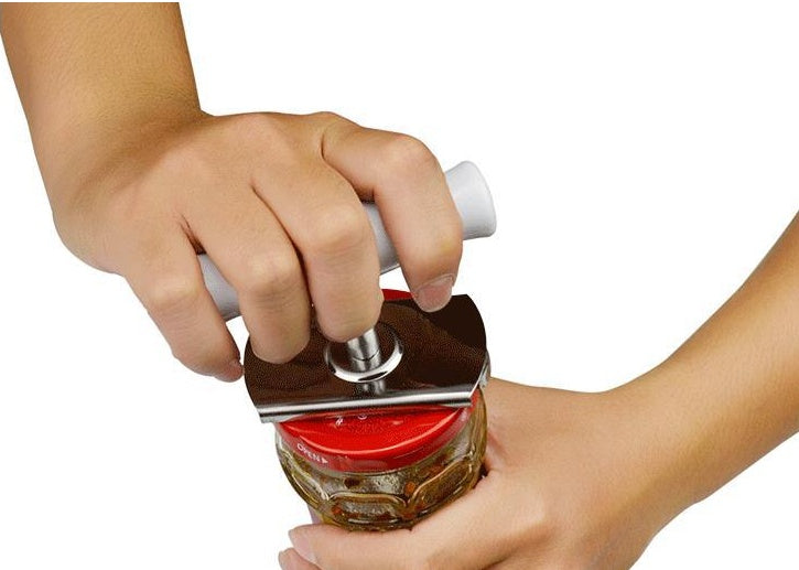 Stainless Steel Adjustable Manual Screw Cap Bottle Opener