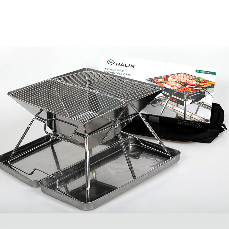 Outdoor Barbecue Portable Foldable Medium Grill