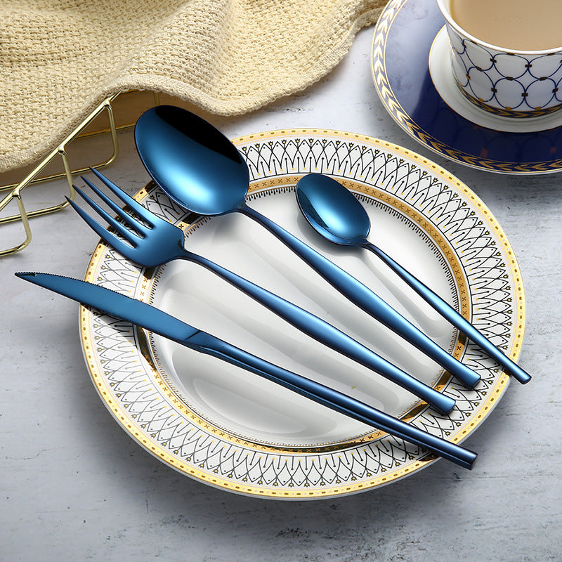 Stainless steel western cutlery food set