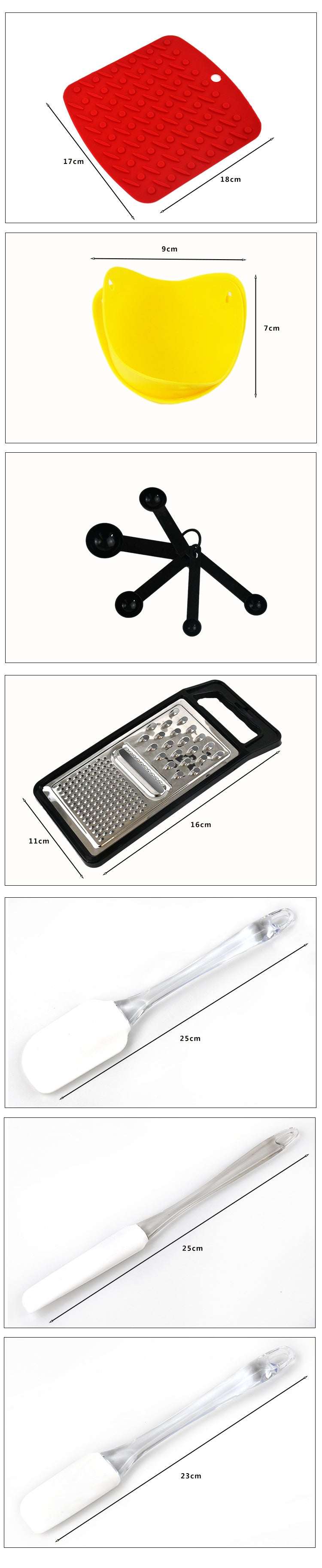 Non-Stick Spatula And Spoon Nylon Kitchen Utensils