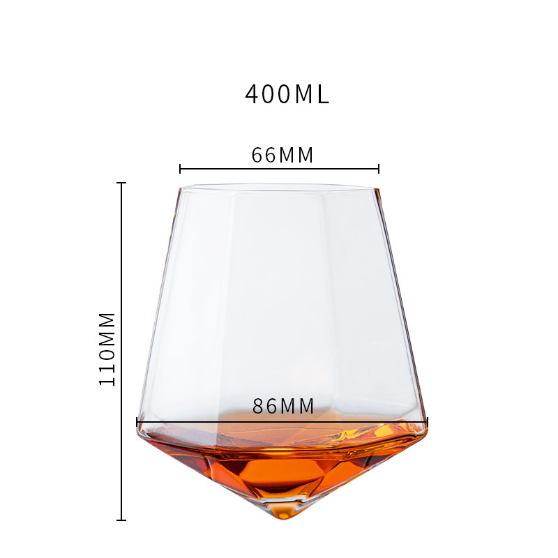 Tumbler Crystal Handmade Wine Glass
