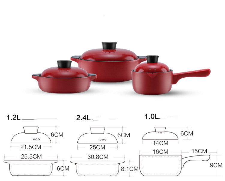 China Red Ceramic Pot
