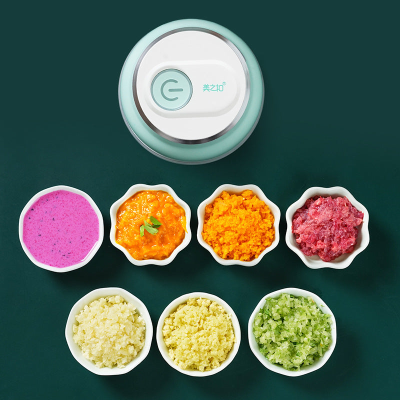 Portable Electric Mini Food Chopper For Garlic Vegetables Meat