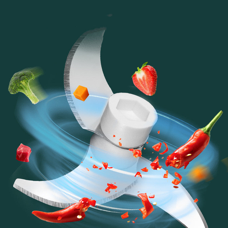 Portable Electric Mini Food Chopper For Garlic Vegetables Meat