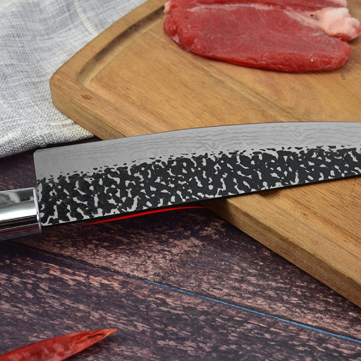 Stainless Chef's Marbled Handle Meat Slicing Knife