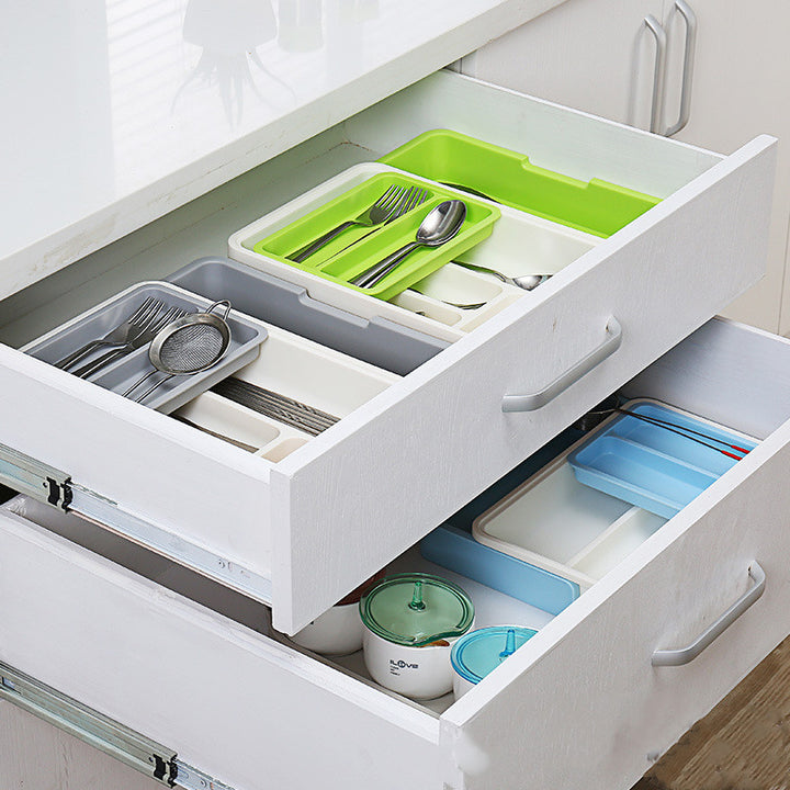 Separate Tableware Drawer Organizer Storage Box