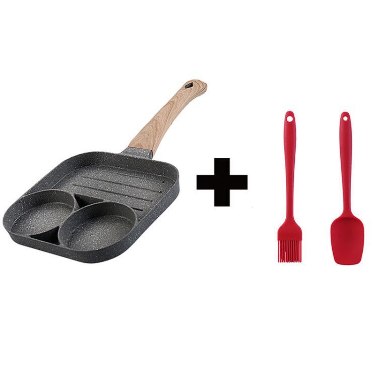 4-Hole Nonstick Multifunction Frying Pan For Eggs Pancakes