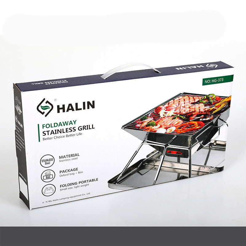 Outdoor Barbecue Portable Foldable Medium Grill
