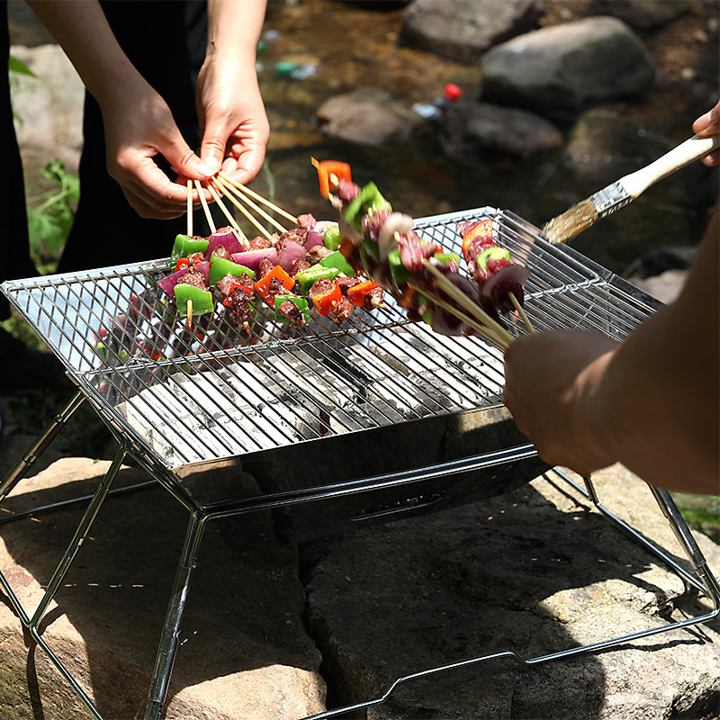 Outdoor Barbecue Portable Foldable Medium Grill