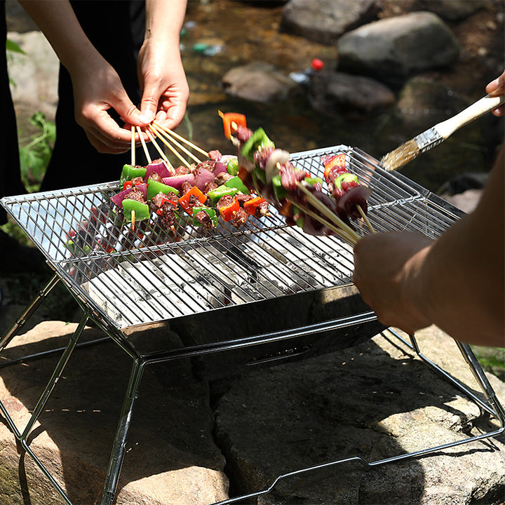 Outdoor Barbecue Portable Foldable Medium Grill