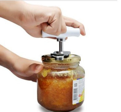 Stainless Steel Adjustable Manual Screw Cap Bottle Opener