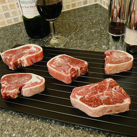 Fast Defrosting Aluminum Tray For Quick Food Thawing
