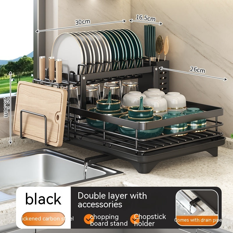 Kitchen Dish Storage Rack Household
