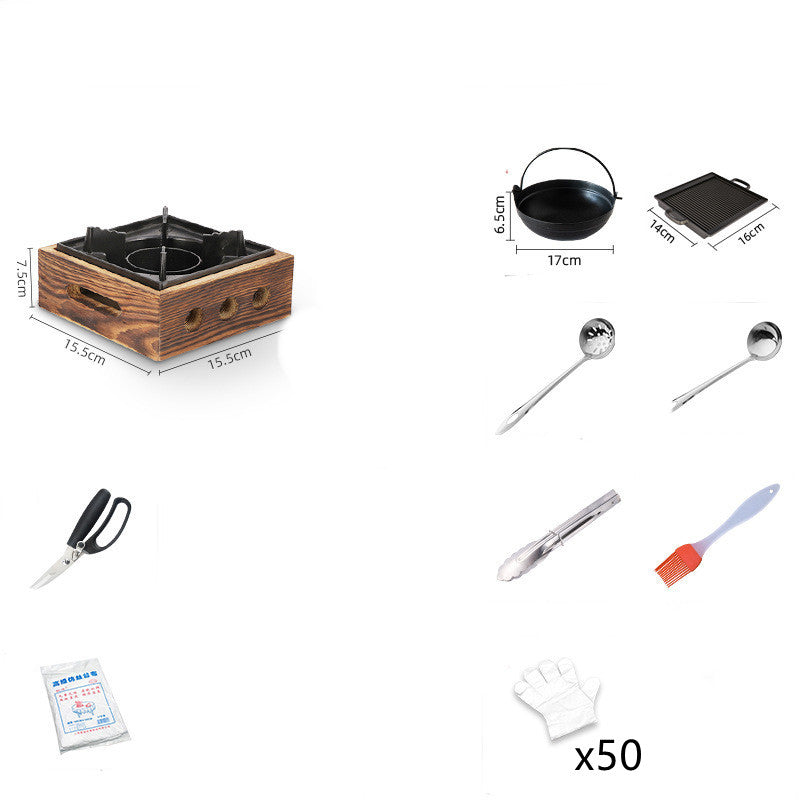Japanese-style Small Smokeless Barbecue Grill