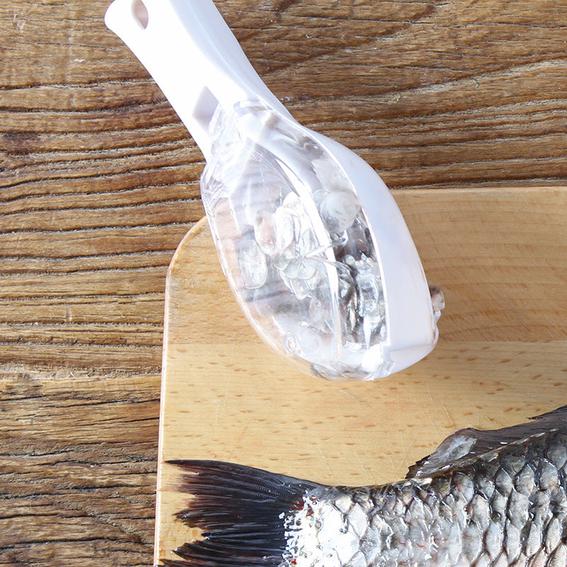 Fish Scale Scraper Brush With Quick Disassembly Design