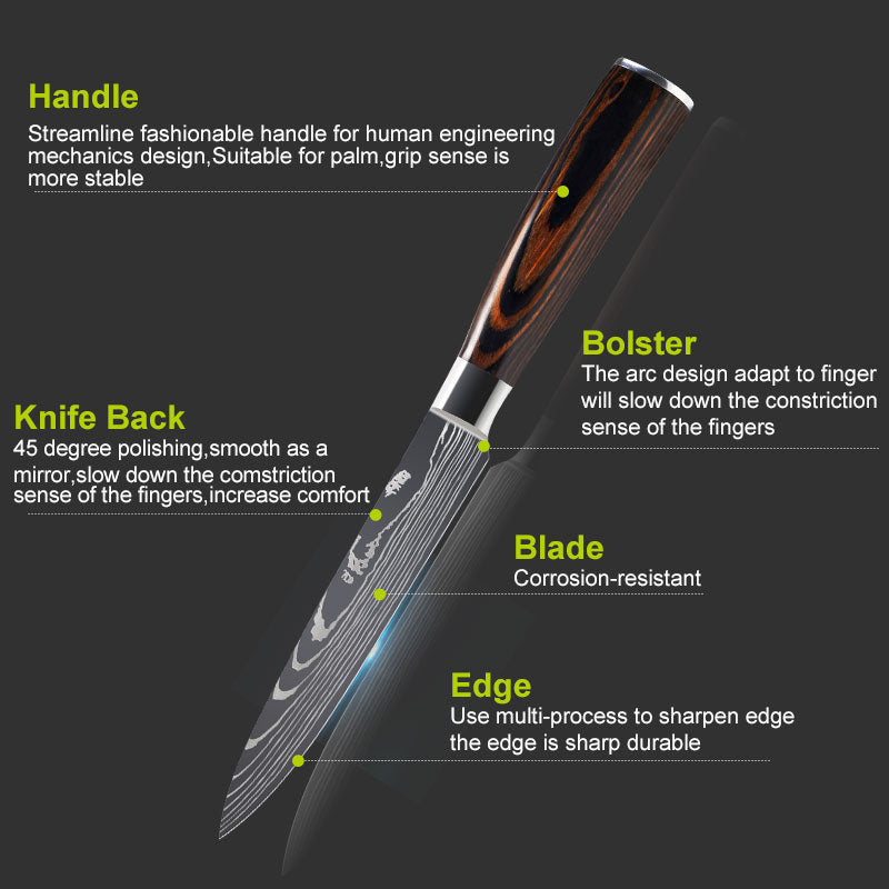 Chef Kitchen Cleaver Slicing Knives