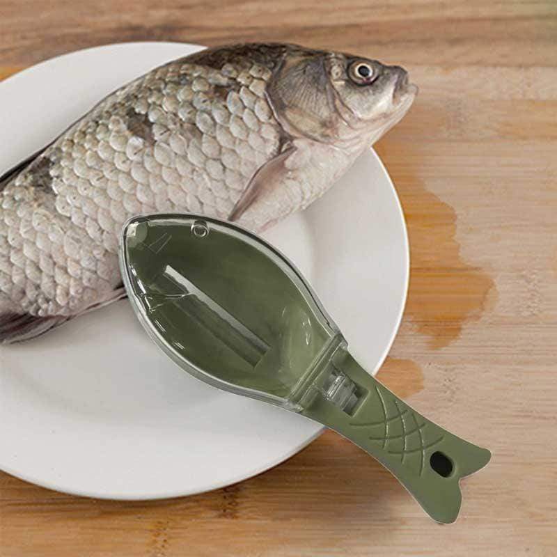 Fish Scale Scraper Brush With Quick Disassembly Design