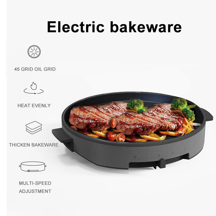Multi-function Barbecue Frying Electric Grill
