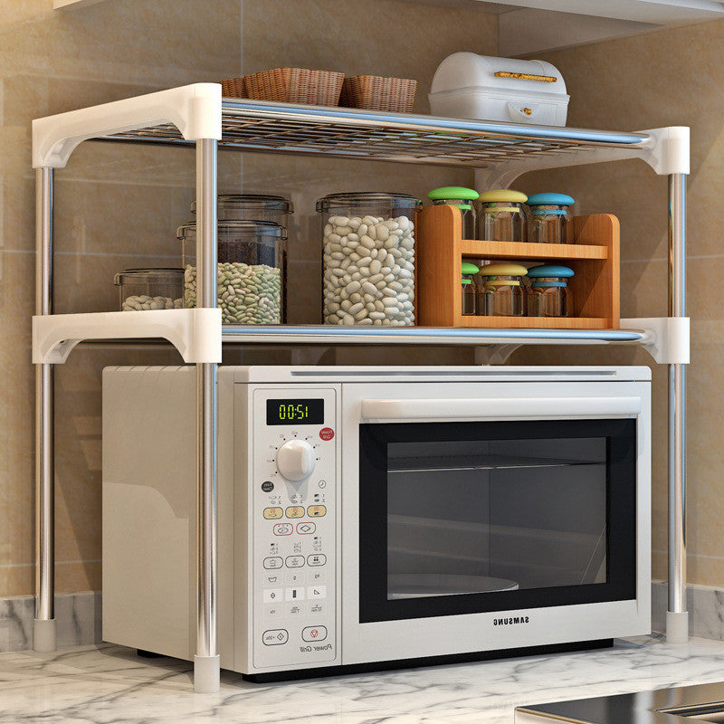 Microwave Kitchen Shelf Spice Organizer