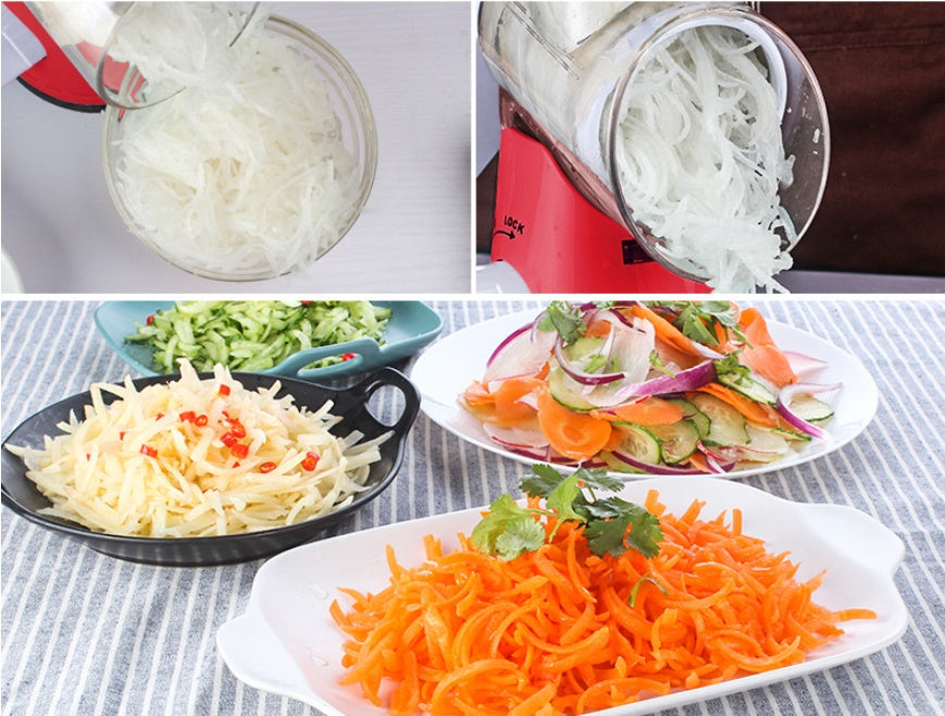 Manual Round Mandoline Slicer Multifunction Vegetable Cutter And Grater