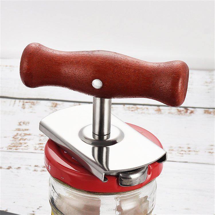 Stainless Steel Adjustable Manual Screw Cap Bottle Opener