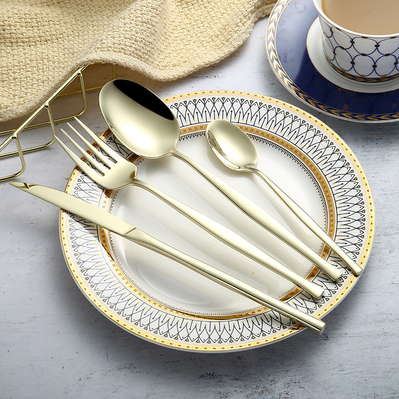 Stainless steel western cutlery food set