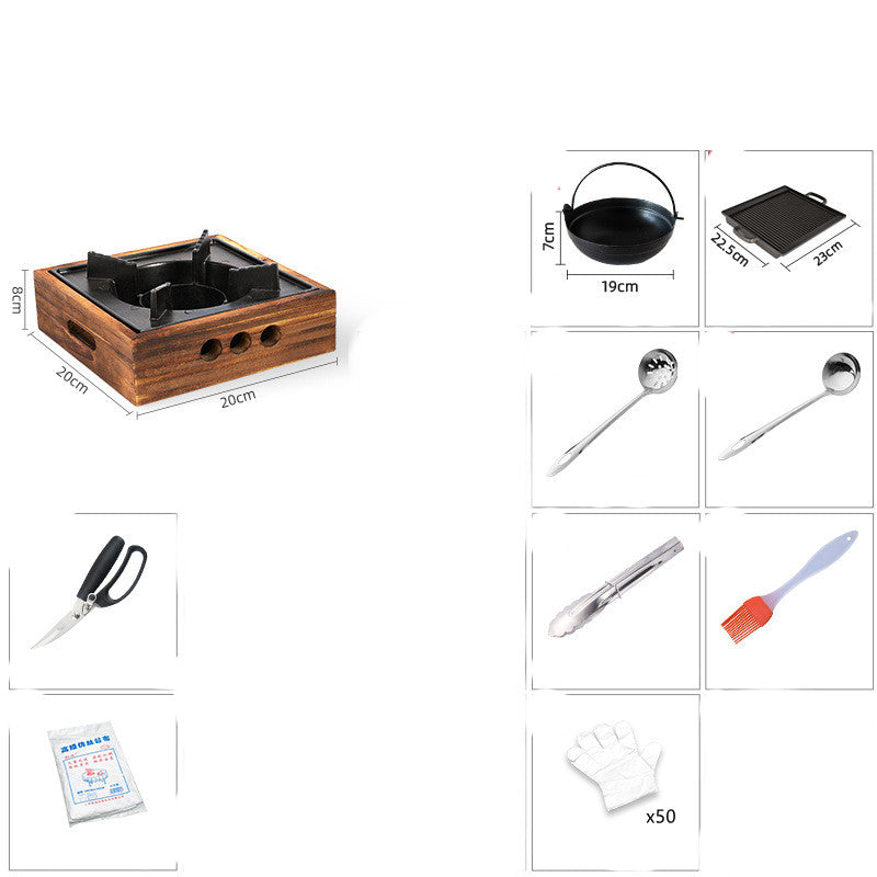 Japanese-style Small Smokeless Barbecue Grill
