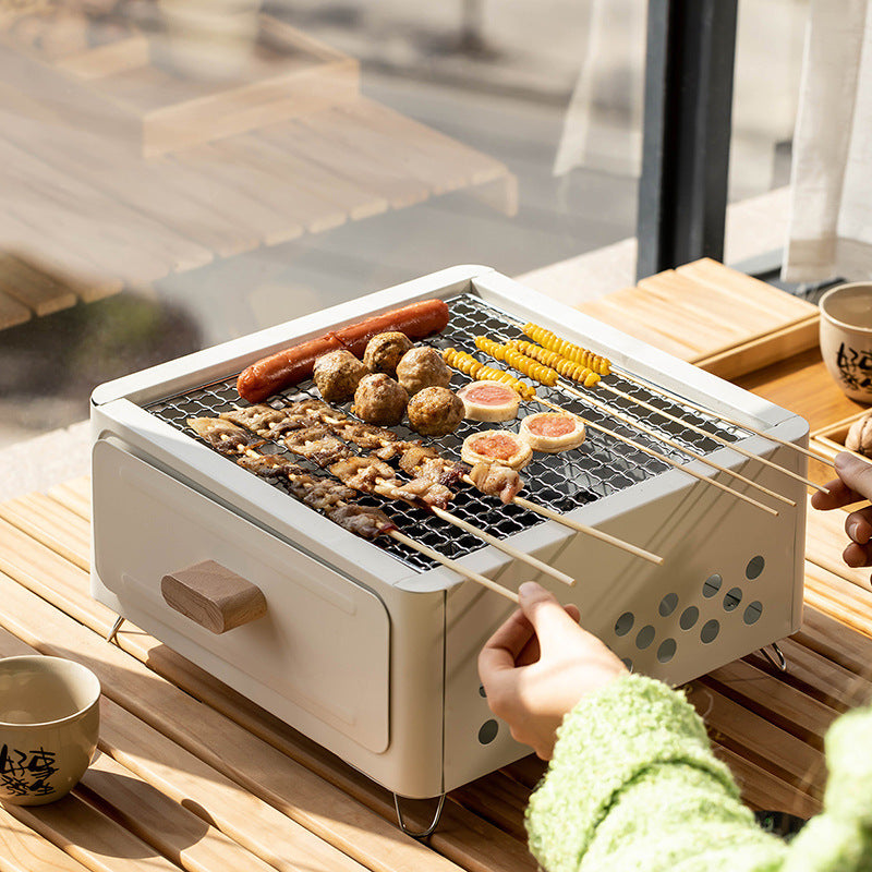 Square Barbecue Outdoor Barbecue Grill