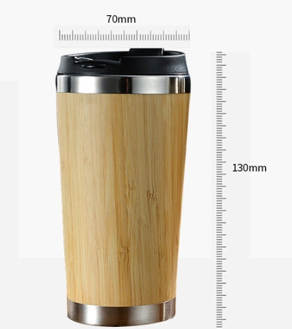 Bamboo Reusable Coffee Cup Eco Friendly Drinkware