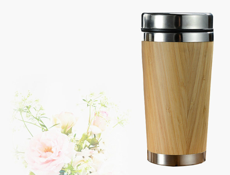 Bamboo Reusable Coffee Cup Eco Friendly Drinkware