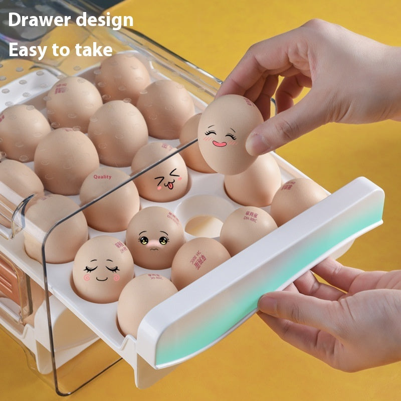 Kitchen Refrigerator Drawer Storage Box