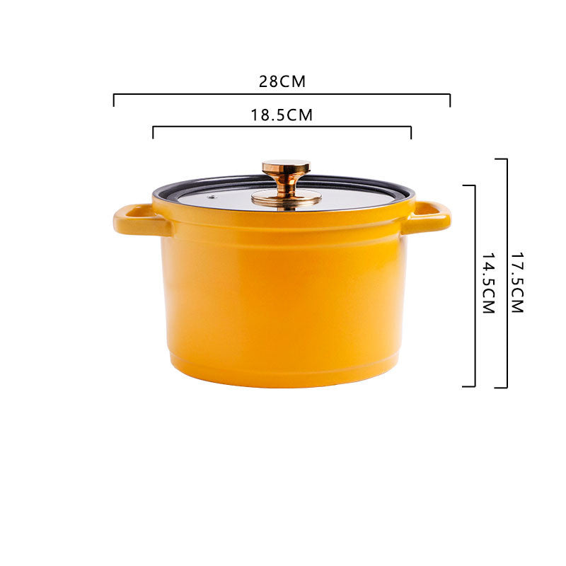 Nordic Ceramic Large-capacity Stock Pot