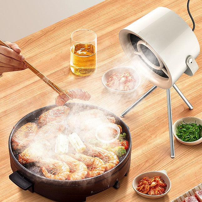 Portable Desktop Exhaust Fan USB Rechargeable Kitchen Hood