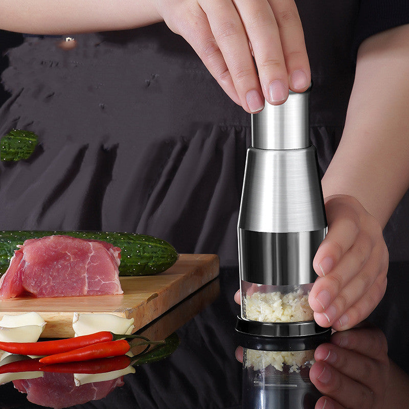 Manual Garlic Crusher And Vegetable Chopper Kitchen Tool