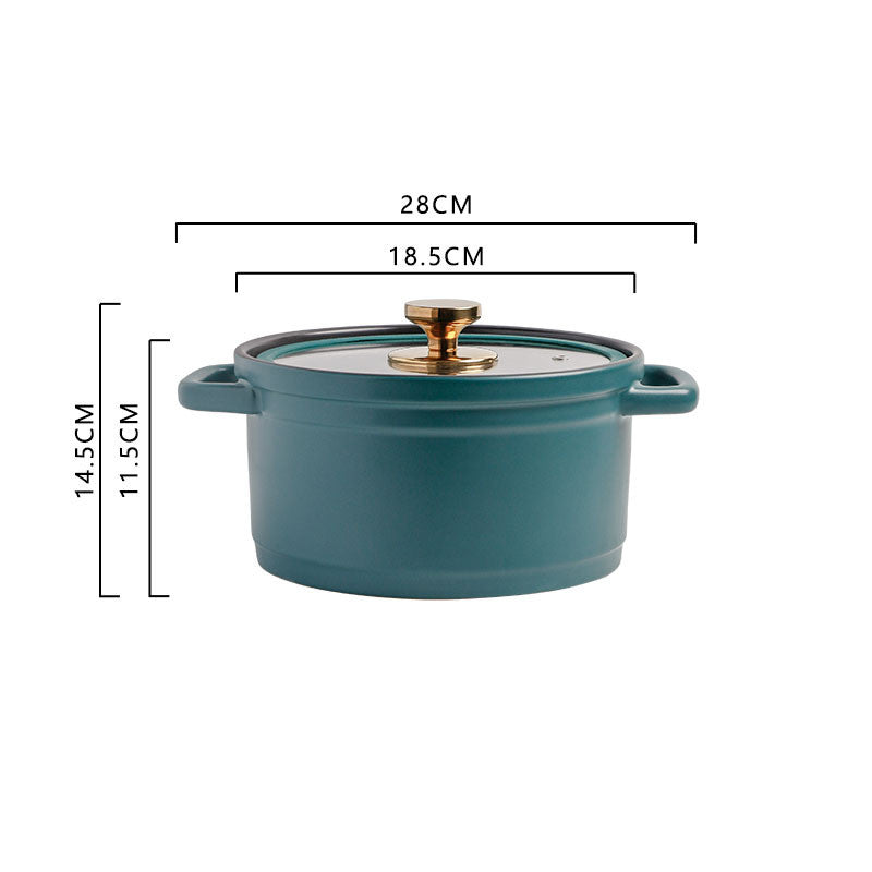Nordic Ceramic Large-capacity Stock Pot