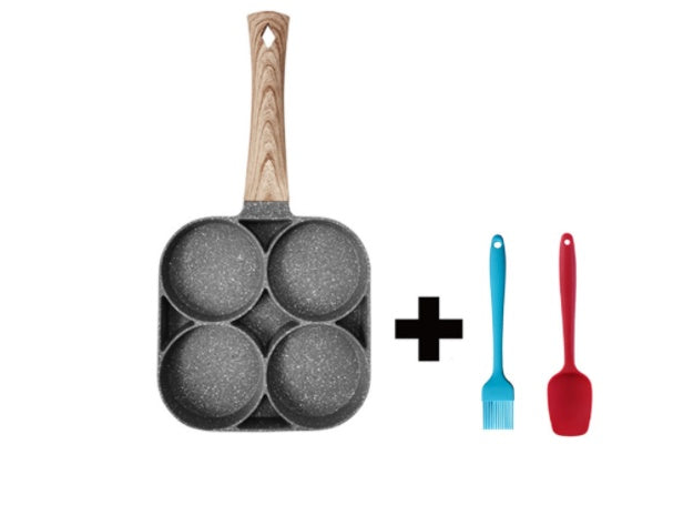 4-Hole Nonstick Multifunction Frying Pan For Eggs Pancakes