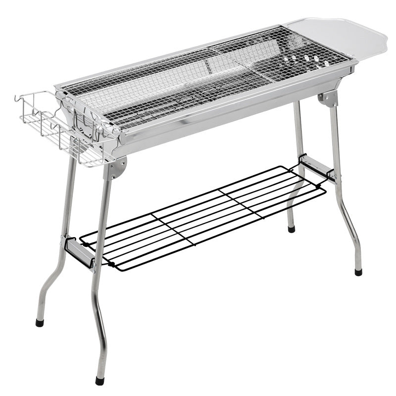 Foldable Outdoor Stainless Steel Barbecue Grill