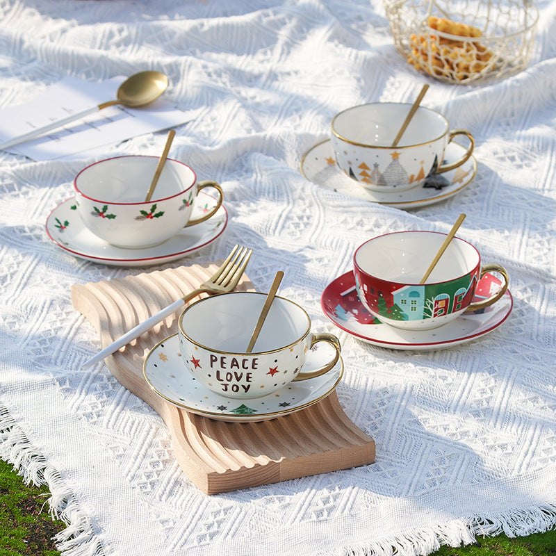 Christmas Ceramic Cup Dish Kitchen Gadgets