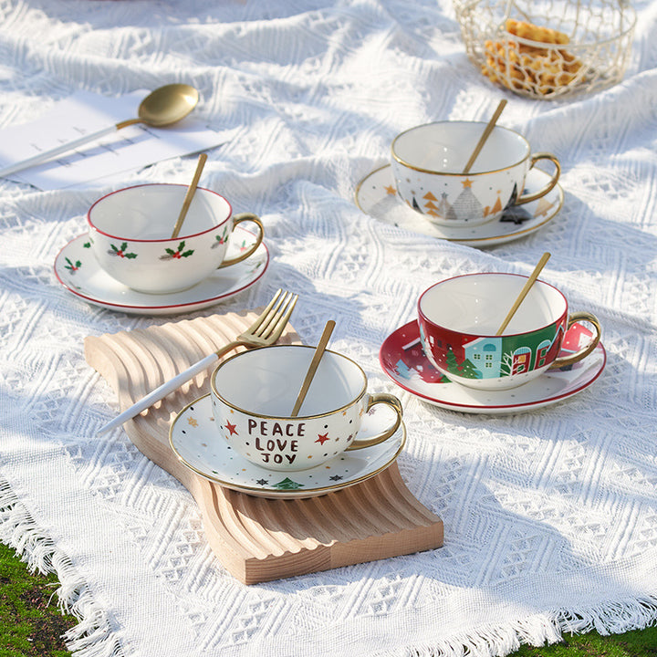 Christmas Ceramic Cup Dish Kitchen Gadgets