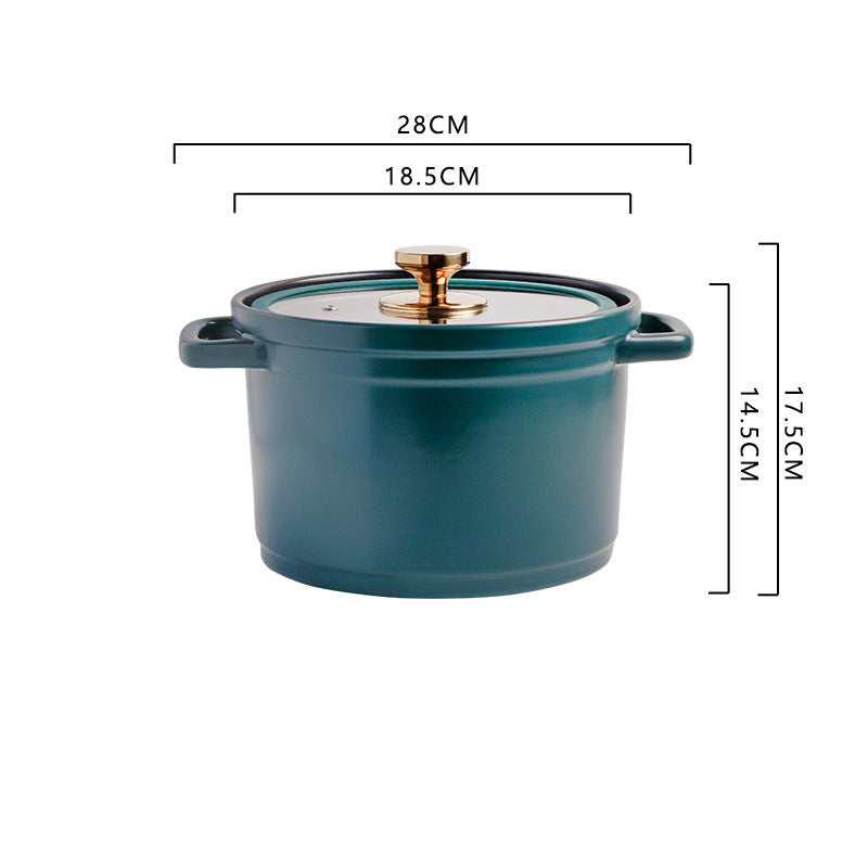 Nordic Ceramic Large-capacity Stock Pot