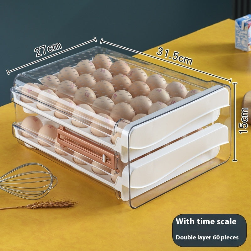 Kitchen Refrigerator Drawer Storage Box
