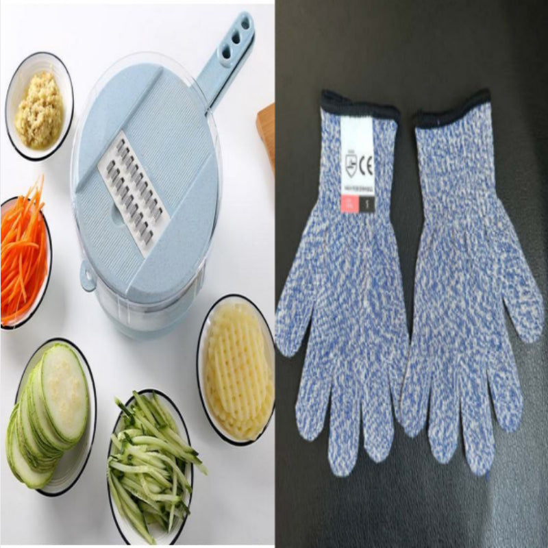 8 In 1 Vegetable Slicer Mandoline With Peeler And Grater