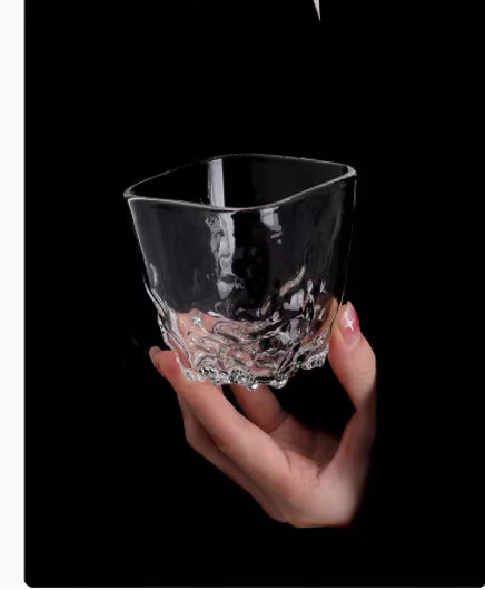 Whiskey Four Square Crystal Glass